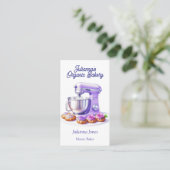 Purple Mixer Bread Bakery Pastry Chef  Visitekaartje (Staand voorkant)