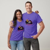 Purple MOKAN Badlanders Mens Tri-Blend Shirt (Unisex)
