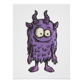 Purple Monster Perfect Poster (Voorkant)