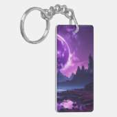 Purple Moon Vista Keychain (Voorkant Links)