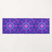 Purple Moonflower Yogamat (Voorkant (horizontaal))