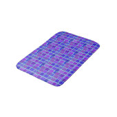 Purple Mosaic Squares Tile Pattern Badmat (Gekanteld)