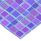 Purple Mosaic Squares Tile Pattern Medium Tafelloper (Hoek)