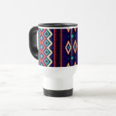 Purple Mosaic Travel Mug Reisbeker (Voorkant links)