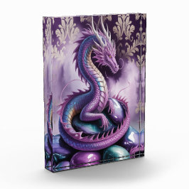 Purple Mystic Dragon Gothic Fotoblokken
