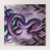 Purple Mystic Dragon Gothic Legpuzzel (Horizontaal)
