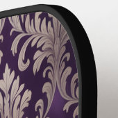 Purple Mystic Dragon Gothic Pickleball Paddle (Links Detail)