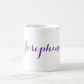 Purple Name Josephine Morphing Mug Magische Mok (Center)