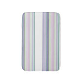 Purple, Neptune, sea green, and Lavender stripes Badmat (Voorkant Verticaal)