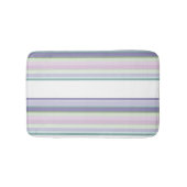 Purple, Neptune, sea green, and Lavender stripes Badmat (Voorkant)