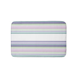 Purple, Neptune, sea green, and Lavender stripes Badmat