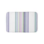 Purple, Neptune, sea green, and Lavender stripes Badmat (Voorkant)