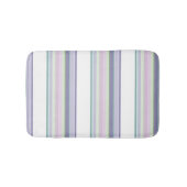 Purple, Neptune, sea green, and Lavender stripes Badmat (Voorkant)