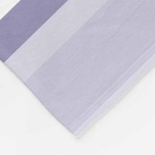 Purple, Neptune, sea green, and Lavender stripes Fleece Deken (Hoek)