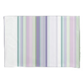 Purple, Neptune, sea green, and Lavender stripes Kussensloop (Voorkant)