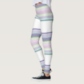 Purple, Neptune, sea green, and Lavender stripes Leggings (Links)