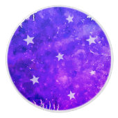 Purple Night Ceramic Pull Keramische Knop (Voorkant)