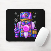 Purple Nutcracker Blowing Bubble Gum Cute Christma Muismat (Met muis)