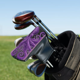 Purple Octopus Victorian Steampunk Kraken  Golfheadcover