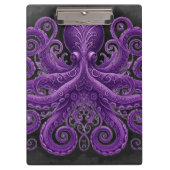 Purple Octopus Victorian Steampunk Kraken  Klembord (Voorkant)