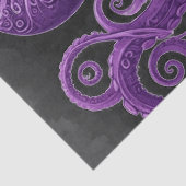 Purple Octopus Victorian Steampunk Kraken  Tissuepapier (Detail)