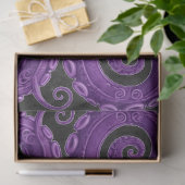 Purple Octopus Victorian Steampunk Kraken  Tissuepapier (Geschenk)
