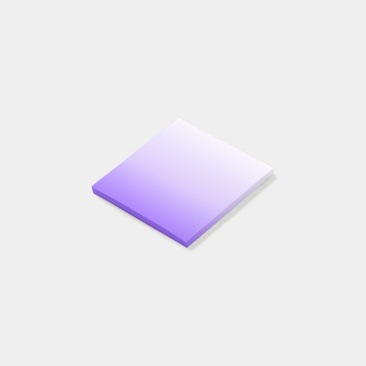 Purple Ombre Gradient Post-it® Notes (Schuin)