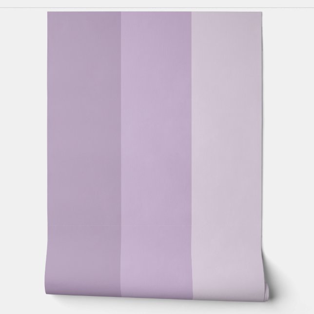Purple Ombre Striped Behang (Afrollen)