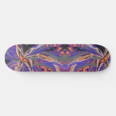 Purple, orange, black Vibe Skateboard (Horizontaal)