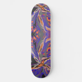 Purple, orange, black Vibe Skateboard