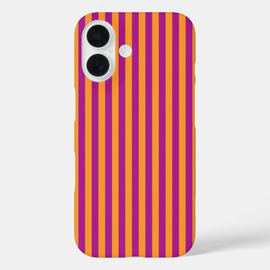 Purple Orange Stripes Seamless Pattern Case-Mate iPhone Case (Achterkant)