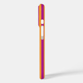 Purple Orange Stripes Seamless Pattern Case-Mate iPhone Case (Achterkant / Links)