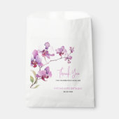 Purple Orchid Flower Blossom Birthday Bedankzakje (Voorkant)