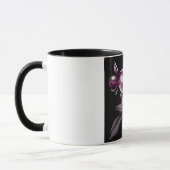 "Purple Orchid Mug - Floral Elegance Cup" Mok (Links)
