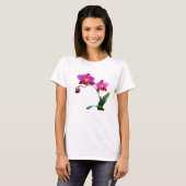 purple orchids  t-shirt (Voorkant volledig)