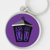 Purple Owl Lantern Keychain (Voorkant)