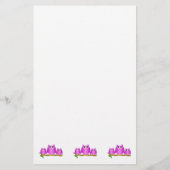 Purple Owls Design Briefpapier (Achterkant)