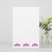 Purple Owls Design Briefpapier (Staand voorkant)