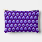 Purple Pansy Seamless Pattern Pouch Etui (Voorkant)
