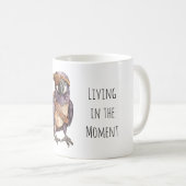 Purple Parrot Eye Patch Koffiemok (Voorkant rechts)