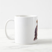 Purple Parrot Eye Patch Koffiemok (Links)