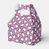 Purple pattern bedankdoosjes (Voorkant Zijde)