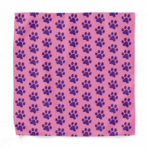Purple Paw Print