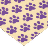 Purple Paw Print Tafelkleed (Gekanteld)