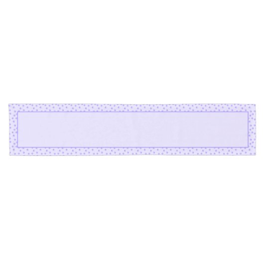 Purple pawprints medium table runner korte tafelloper (Horizontaal)