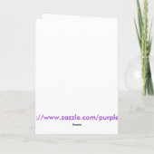 Purple Peace Sign T shirts, Hoodies, Mugs Kaart (Achterkant)