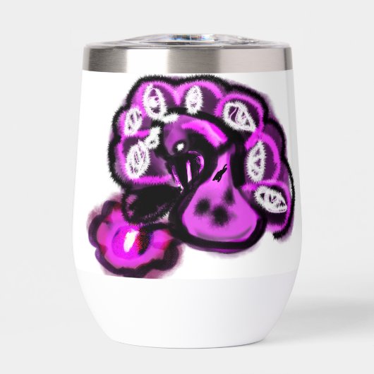 Purple peacock (Voorkant)