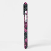 Purple peony flowers iPhone hoesje (Linkerkant)