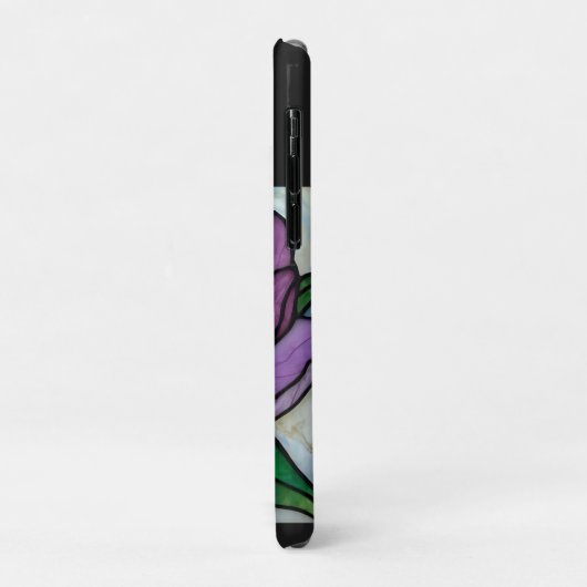 Purple Peony Stained  Case-Mate iPhone Case (Achterkant/links)