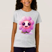 Purple Petal Power T-shirt (Voorkant)